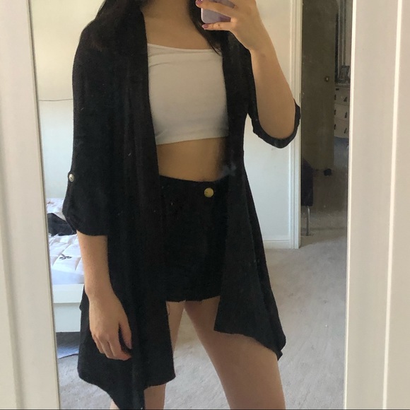 Dark Grey Long Sweater - Picture 3 of 4